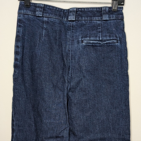 Theory Structured Denim Straight Cuff Pant - Picture 9 of 13